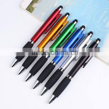 China factory wholesale cheap plastic ball pen with stylus promotional ballpoint pen