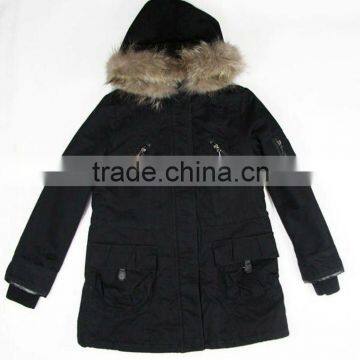 hot 100% cotton coats for women