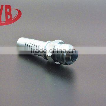 China supplier 16711 JIC male 74 degree cone hydraulic hose carbon steel fitting pipe