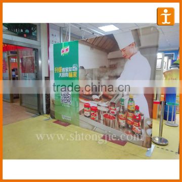 curve shape trade show custom printed pop up/ display banner in China