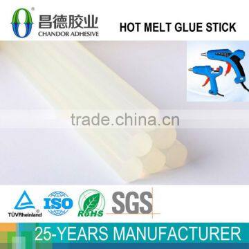 White hot melt glue stick for glue gun