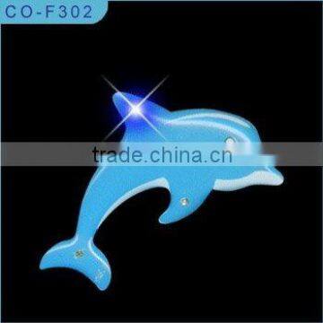 flashing badge/flashing pin/magnetic body light