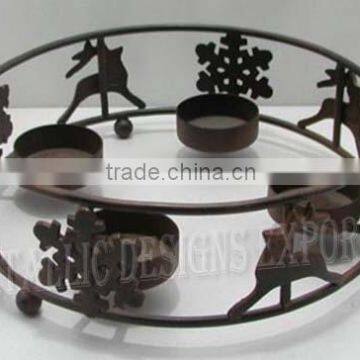 Exclusive multiple Reindeer & Snowflake Style t-light holders