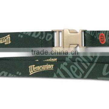 Custom polyester dye sublimation printed lanyard factory