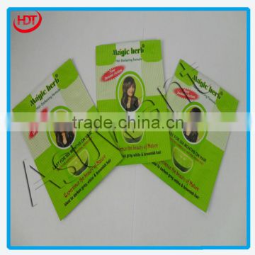 50g aluminium foil cosmetic sample bag/shampoo packing sachet