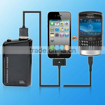 4.5v 3AA Black Color Emergency Mobile Phone Charger for IPhone photo-3