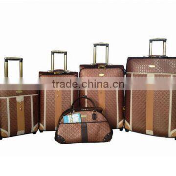 China Manufacturer PU Travel Luggage