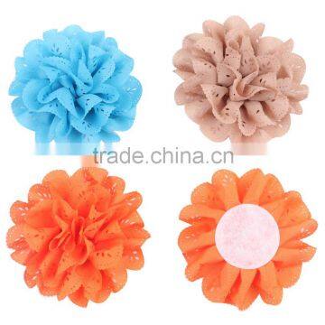 Fancy fabric flower garment accessories