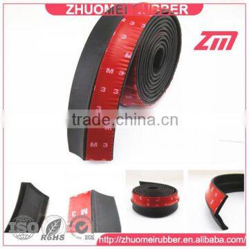 sticky sponge rubber strip for door bottom sealing