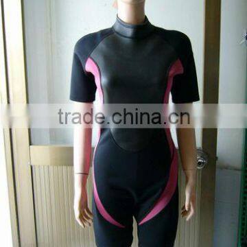 3mm Neoprene Back Zip Women Shortie Wetsuit