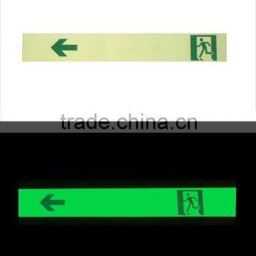 photoluminescent escape indication strip/glow escape signs
