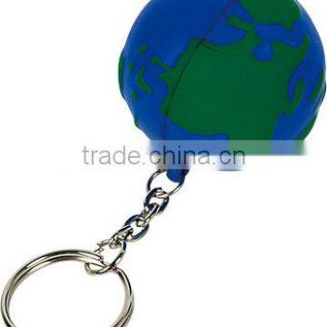 2015 Best sale Eco-friendly promotional anti-stress PU foam keychain