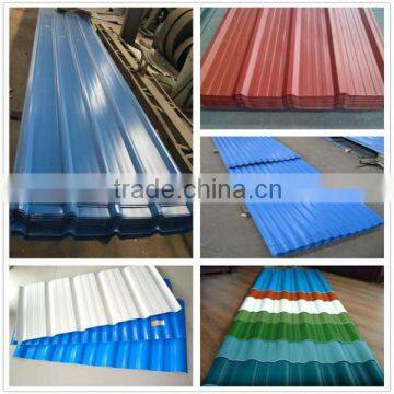 Colored Corrugated Steel roofing Sheet (PPGI) (FACTORY)