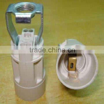 07 E14 plastic lampholder (candle lamp holder with bracket)