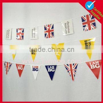 sports event recycle Eco friendly bunting flag