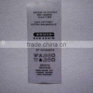 Printed label