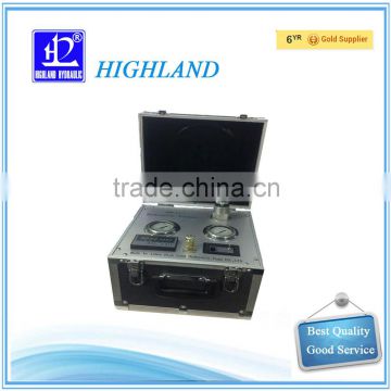 Portalbe and digital hydraulic rotary flow meter for hydraulic repair factory