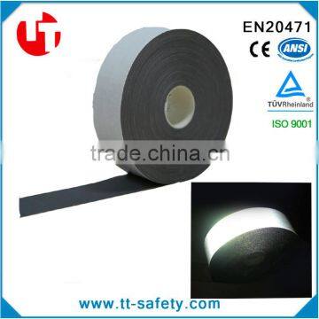 CE polyester glow in the dark and fluorescent reflective tape for safe