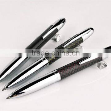 Carbon Fiber Ballpoint metal pen, unique design!