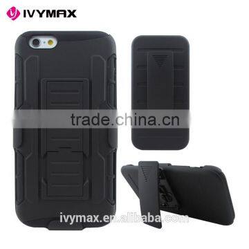 China manufacturer black hybrid holster combo plastic mobile phone case for iphone 6                        
                                                Quality Choice
                                                    Most Popular