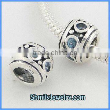 Wholesale Antique Cystal Silver Beads For Jewelry Making BCZ06B