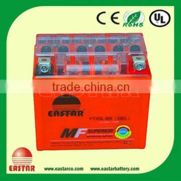 Factory OEM Maintenance free 12v 6ah Motorcycle battery