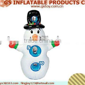 PVC christmas decoration inflatable snowman decorations EN71 approved