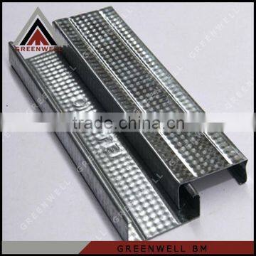 China galvanized steel profile drywall partition stud and track