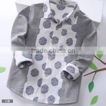 Direct Manufacturer Kids Clothes Top Fashion Boy Casual Shirt 2016 photo-3