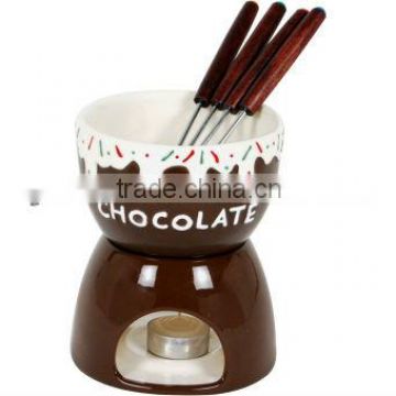 ceramic fondue set