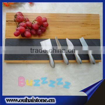 Modern cheese boards new style slate stone dinner show plates