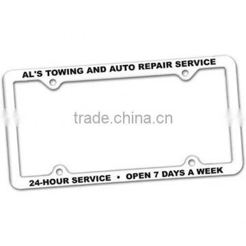 4 Hole Thin Panel License Plate Frame photo-3