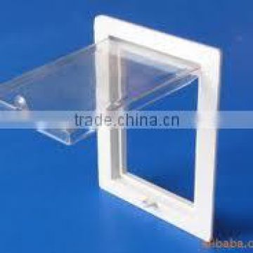 new product plastic clamshell instrument box with lock hole