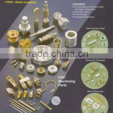 precision turning, milling, knurling, thread rolling and tapping service