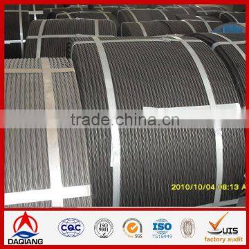 for prefabricated beam use unbonded steel strand
