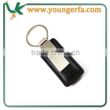 Wholesale PU Leather Keychain with logo