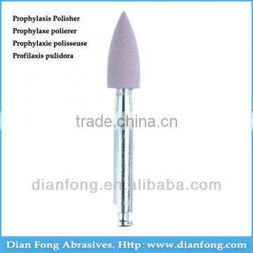 Cr101M Pink RA Shank Low Speed Bullet Silicone Rubber Prophylaxis Polisher For Polishing Ceramic Dentist Equipment