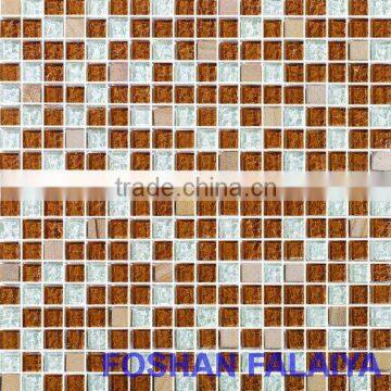 Crystal Mosaic Glass and Stone Mosaic GS065