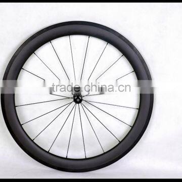 New Arrival 700c Bicycle Carbon Rims 56mm Hidden Spokes Wide 27mm Clincher Wheelset Toray Carbon Rims photo-4