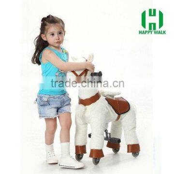 HI EN71 wholesale plush mechanical horse kids rides toys pony ride for sale