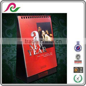 Custom printed colorful Logo desk calendar