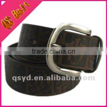 Embossed PU Leather Belts for Men