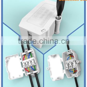 Cheap indoor plastic electrical junction connector box for lighting applications