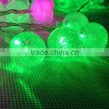 Christmas wedding party holiday indoor outdoor battery LED string lights -bubble bead