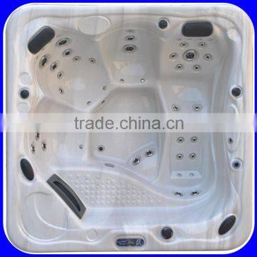 Large outdoor aqua massage bathtub