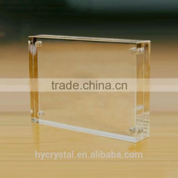 cheap square good clear crystal glass block on hot sale