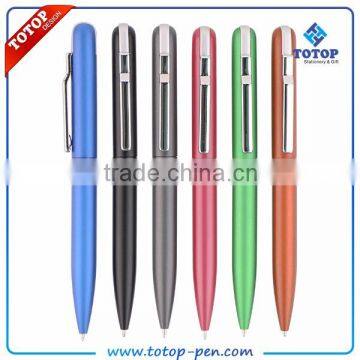 Small MOQ writing fluently cheap newest promotional pen