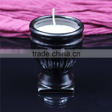 Christmas Home Decortaion Black Ceramic Soy Wax Scented Candle photo-2