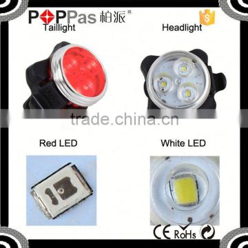 2015NEW arrival POPPAS S620 High Brightness LED Tail light USB bicycle signal light