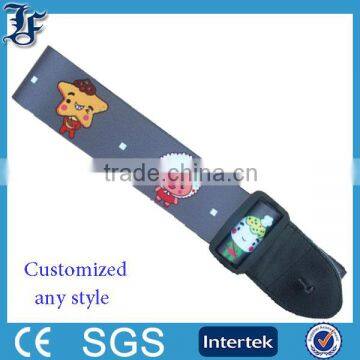 Custom cute guitar lanyard strap for childern